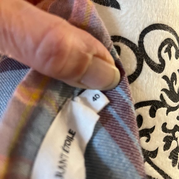 Isabel Marant Plaid Print Crew Neck Tunic - Picture 5 of 5